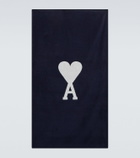 Ami Paris Ami De Cœur terry beach towel