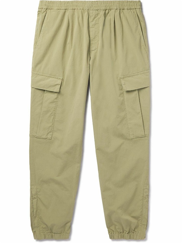Photo: Barena - Rambagio Tapered Cotton-Blend Trousers - Green