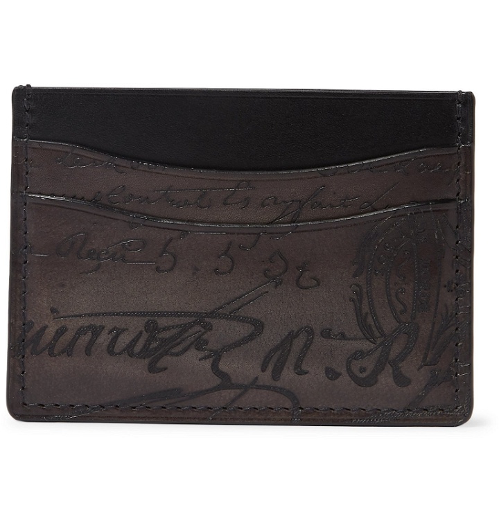 Photo: Berluti - Bambou Scritto Leather Cardholder - Brown