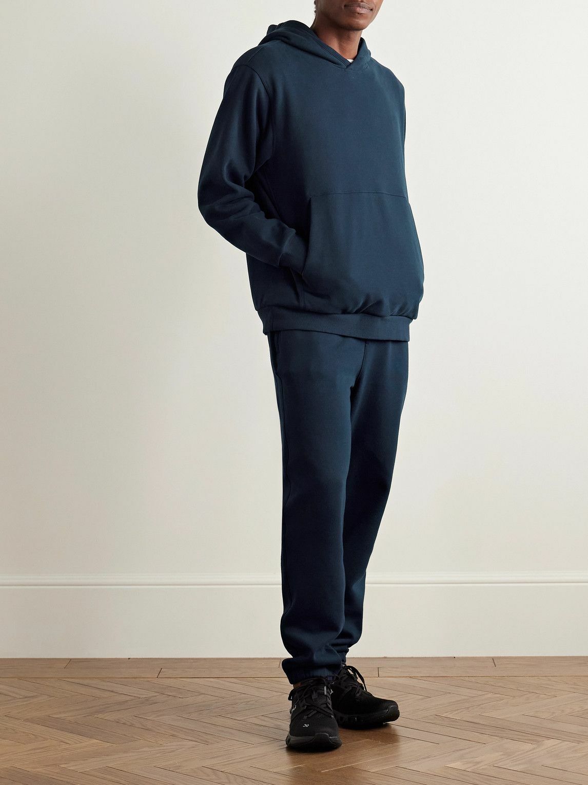 Lululemon - Steady State Cotton-Blend Jersey Hoodie - Blue