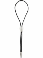 Jacques Marie Mage - Umit Benan Leather and Silver-Plated Bolo Tie