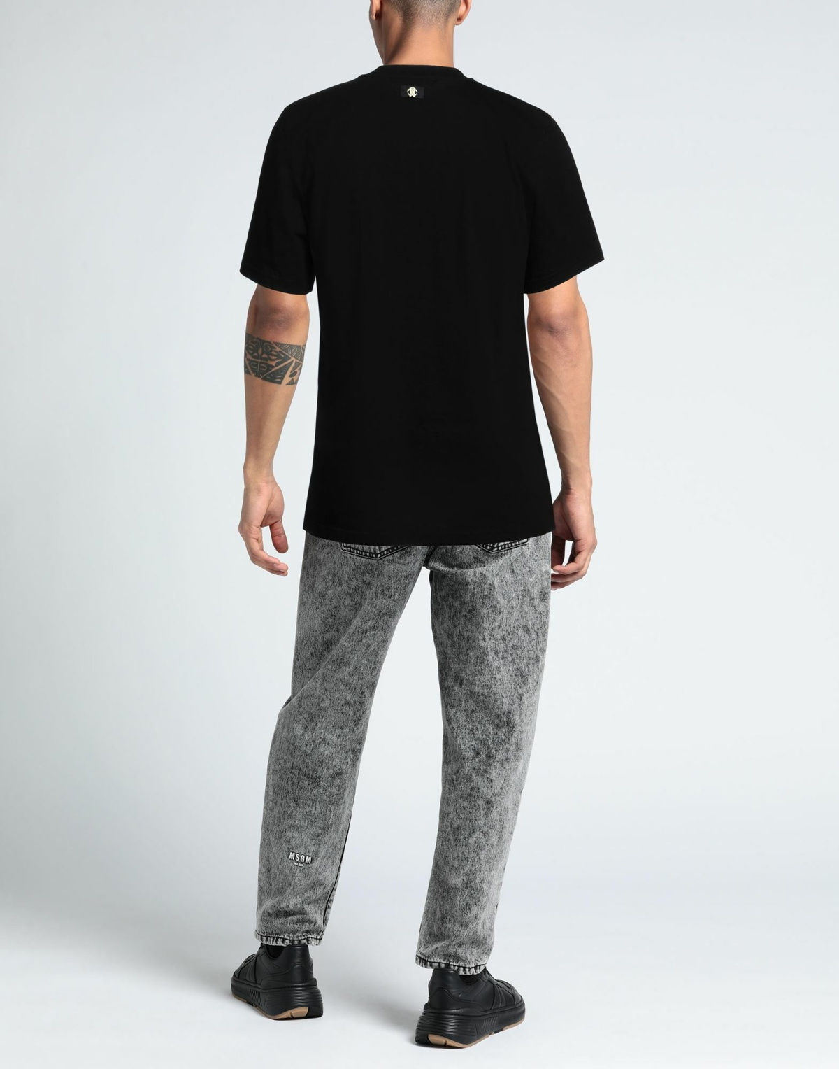 Roberto Cavalli Mens T-shirt in Black
