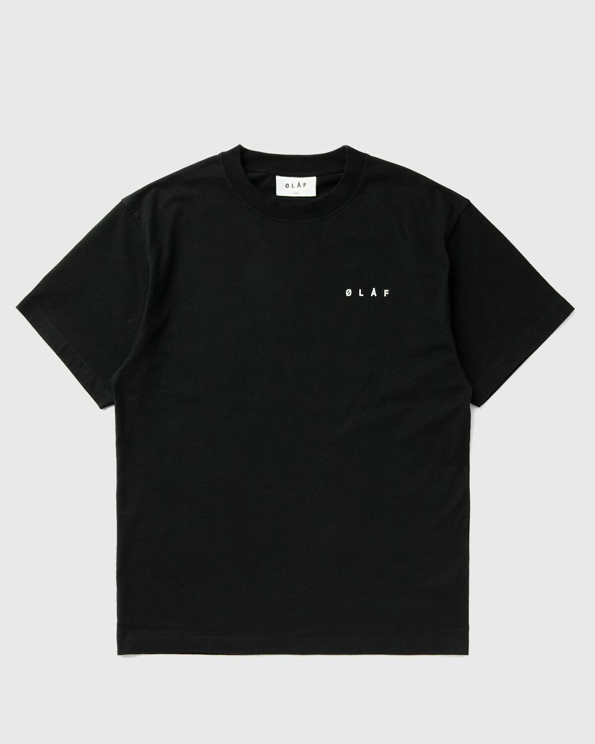 ølåf Face Tee Black Shortsleeves