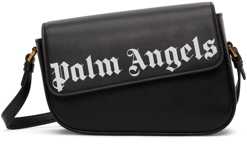 Palm Angels Black Logo Crash Shoulder Bag Palm Angels