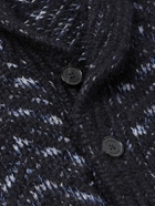 Missoni - Shawl-Collar Jacquard-Knit Cardigan - Blue