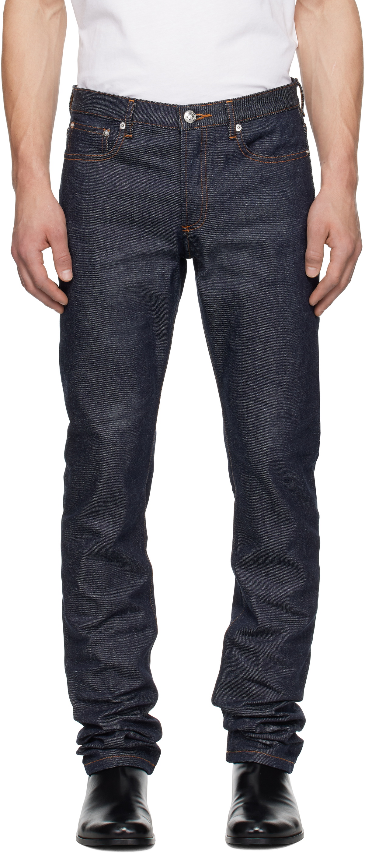 A.P.C. Navy Petit Standard Jeans A.P.C