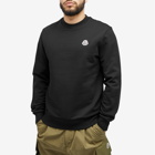 Moncler Men's Logo Sweatshirt in Black