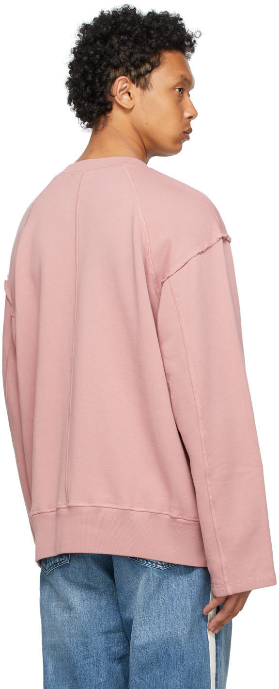 Ambush Pink Raw Edge Sweatshirt Ambush