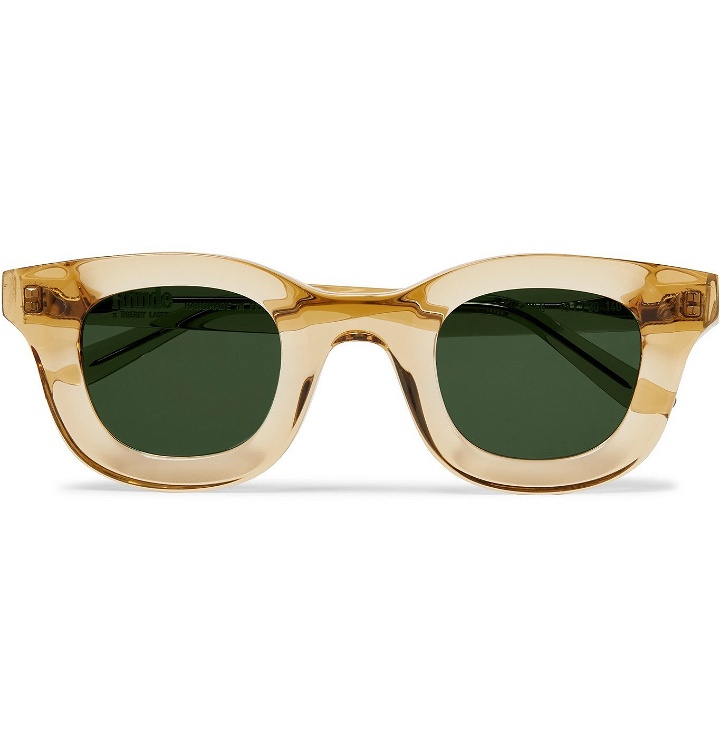Photo: Rhude - Thierry Lasry Rhodeo Square-Frame Acetate Sunglasses - Yellow
