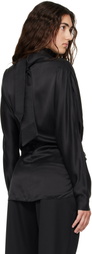 Kiko Kostadinov Black Jacana Blouse