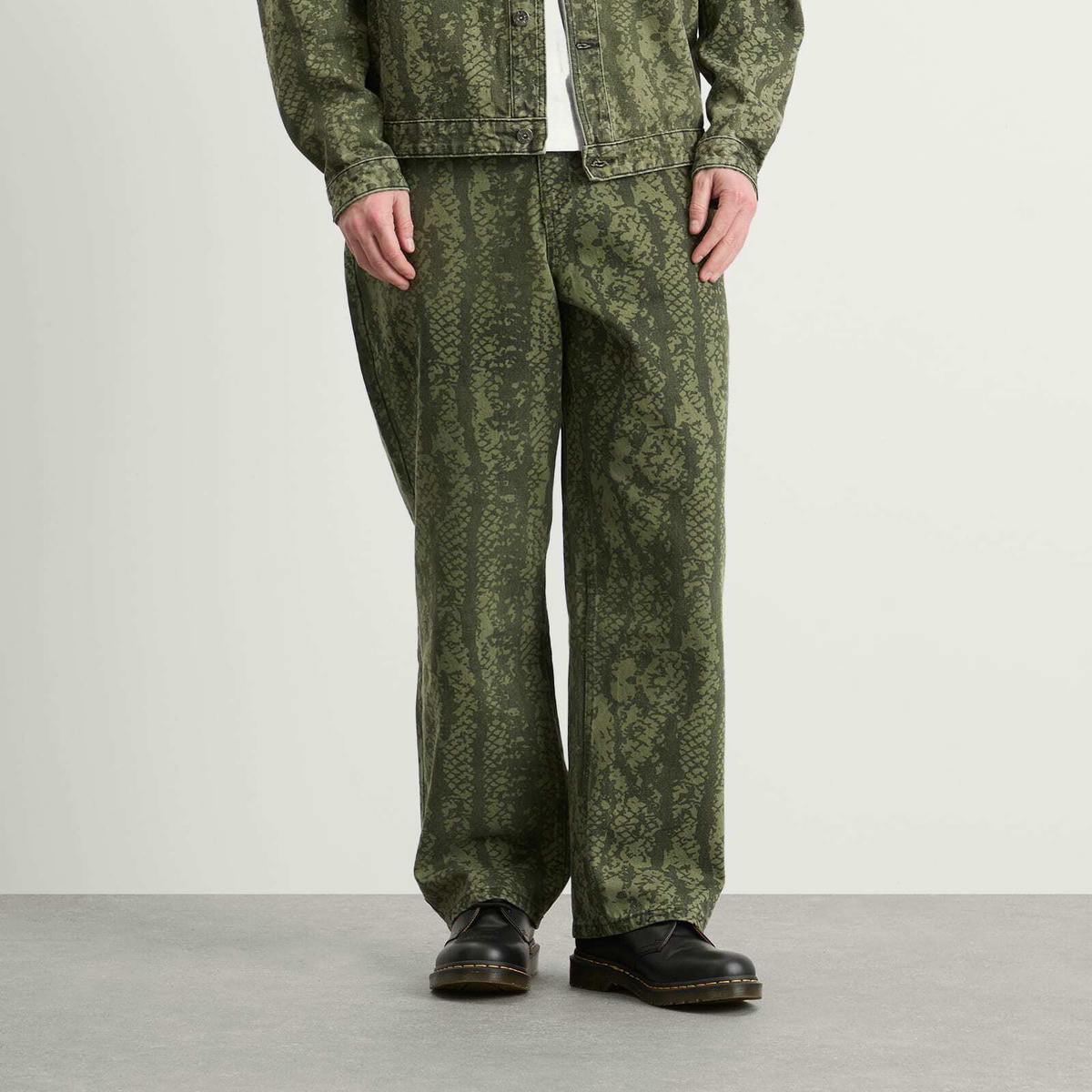 Butter Goods Men's Garage Denim Jeans in Lowland Camo