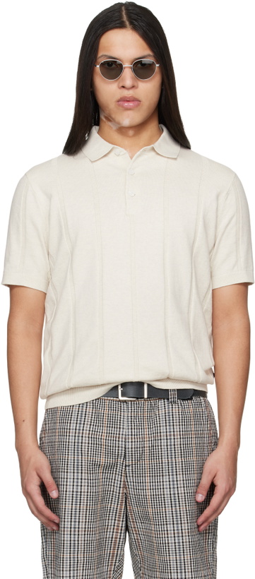 Photo: Barbour Off-White Wellburn Knitted Polo