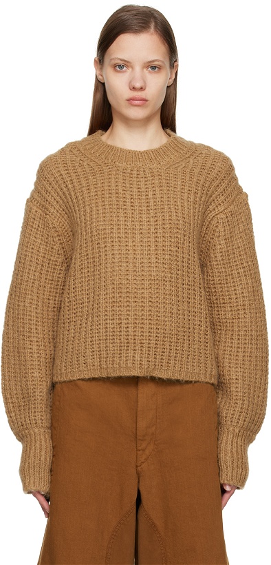 Photo: Missing You Already Tan Brushed Sweater