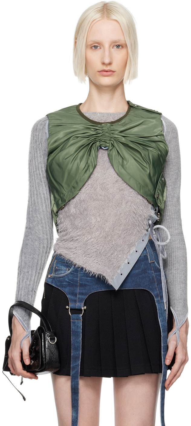 Andersson Bell Khaki Lili Butterfly Vest