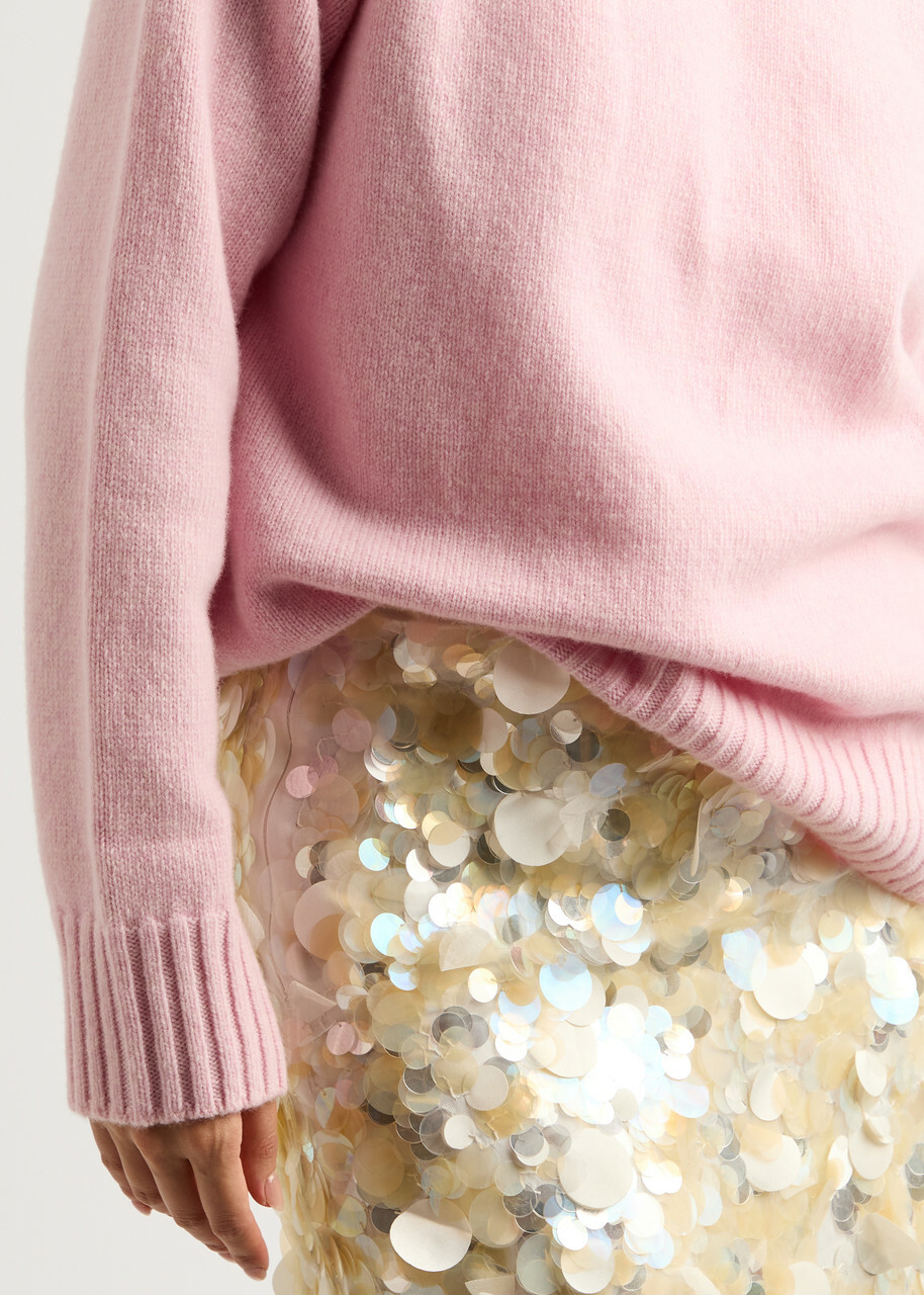 Rohe Wool-blend Jumper Pink Light