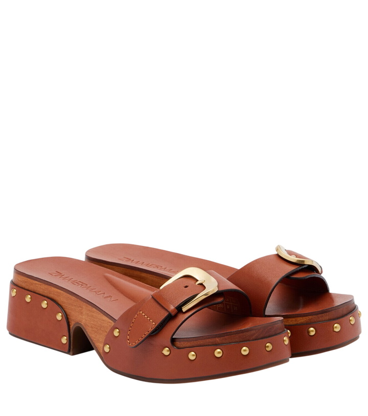 Photo: Zimmermann Alight leather mules