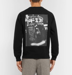 Wacko Maria - Daidō Moriyama Printed Loopback Cotton-Jersey Sweatshirt - Men - Black