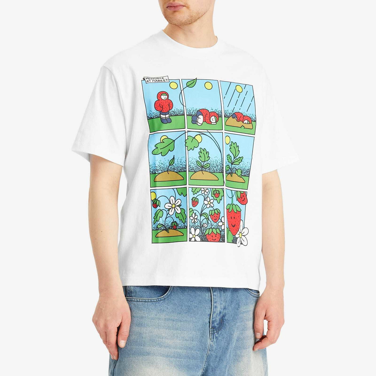 MARKET Men's Abundance Comic T-Shirt in White