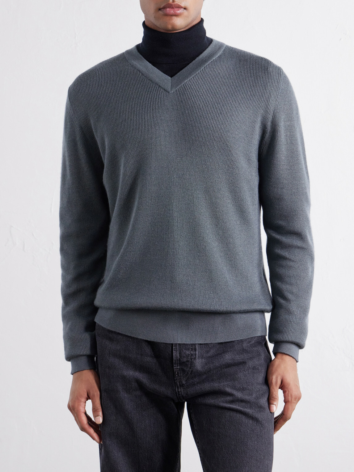 Begg & Co - Adrien Cashmere Sweater - Gray