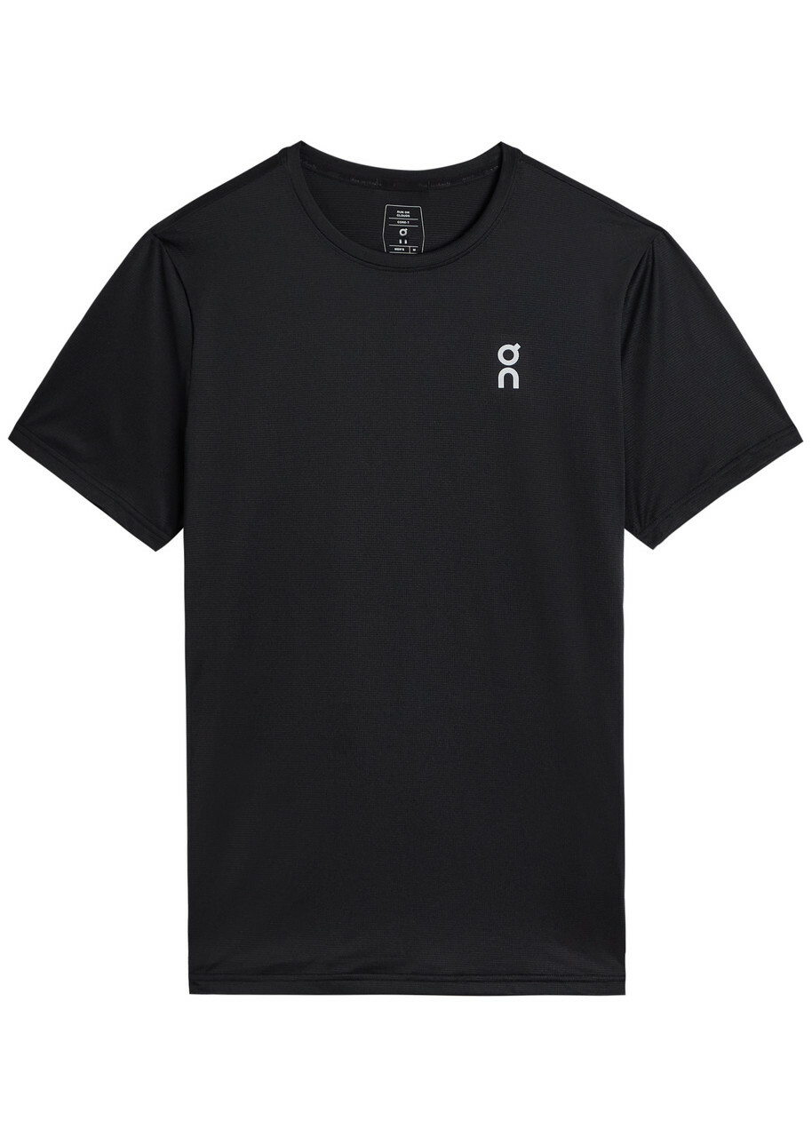 ◆Odd Studio◆ Sporty Nylon Football Overfit T-Shirt BLACK ASICS LOGO SHORT SLEEVE TEE | Kids | Performance Black