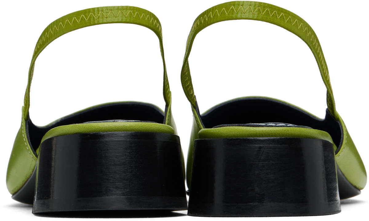 Nicole Saldaña Green Paz Heels