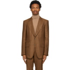 Tom Ford Brown Silk Shelton Blazer