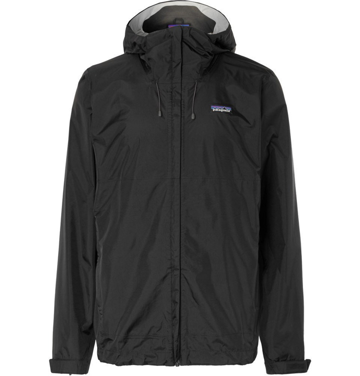 Photo: Patagonia - Torrentshell Waterproof H2No Performance Standard Nylon-Ripstop Hooded Jacket - Men - Black