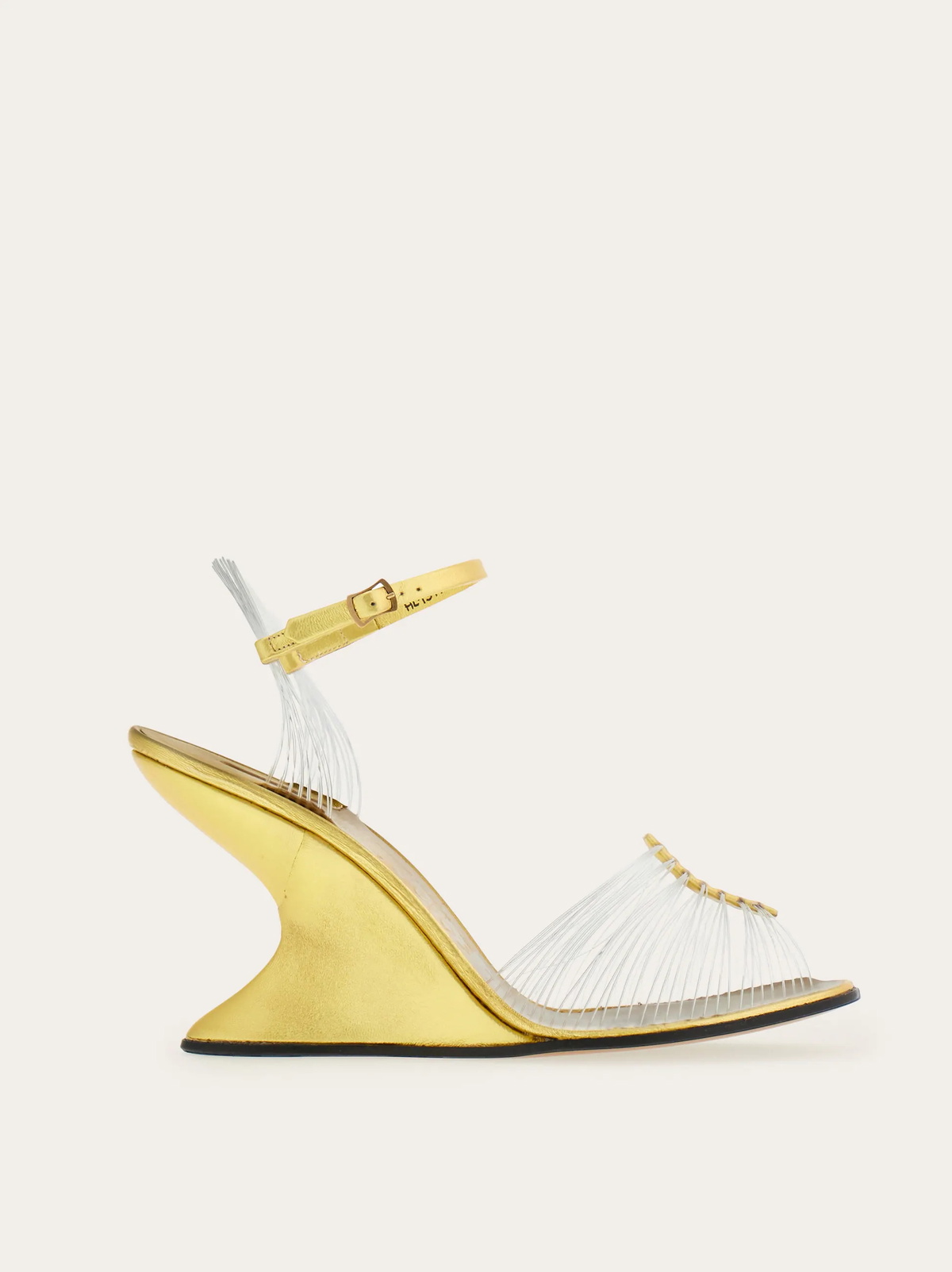 Ferragamo Womens Invisibile (1947) in Gold