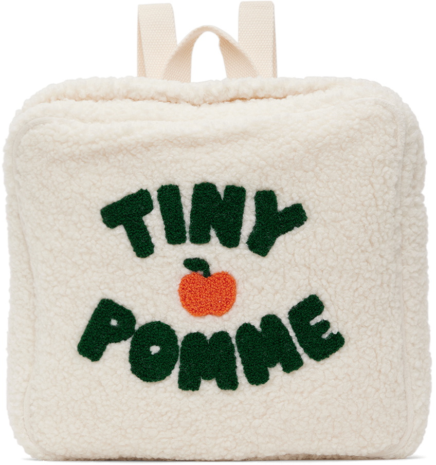 TINYCOTTONS Kids Beige 'Tiny Pomme' Backpack TINYCOTTONS