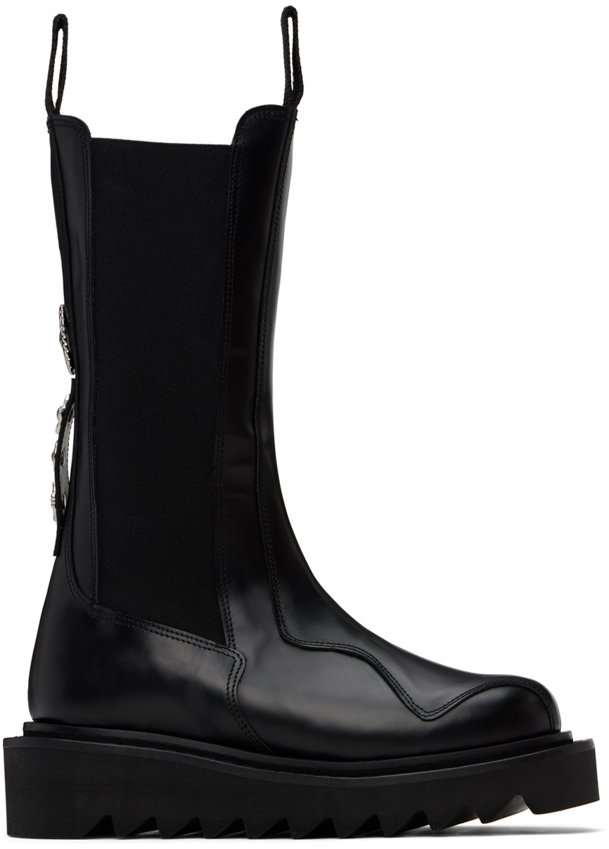 Toga Pulla SSENSE Exclusive Black Chelsea Boots