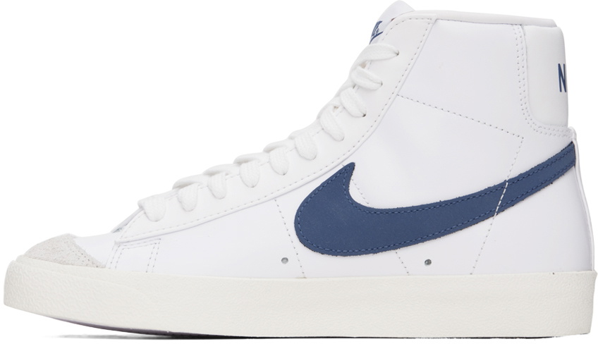 nike blazers white and blue