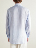 Charvet - Striped Linen Shirt - Blue
