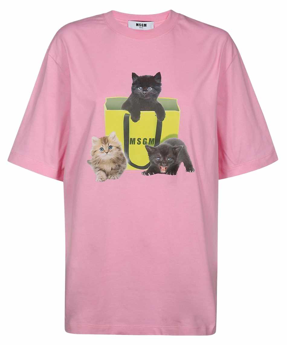 【関税込み】MSGM ピンク Sailor Kitty Tシャツ MSGM Pink Sailor Kitty T-shirt MSGM