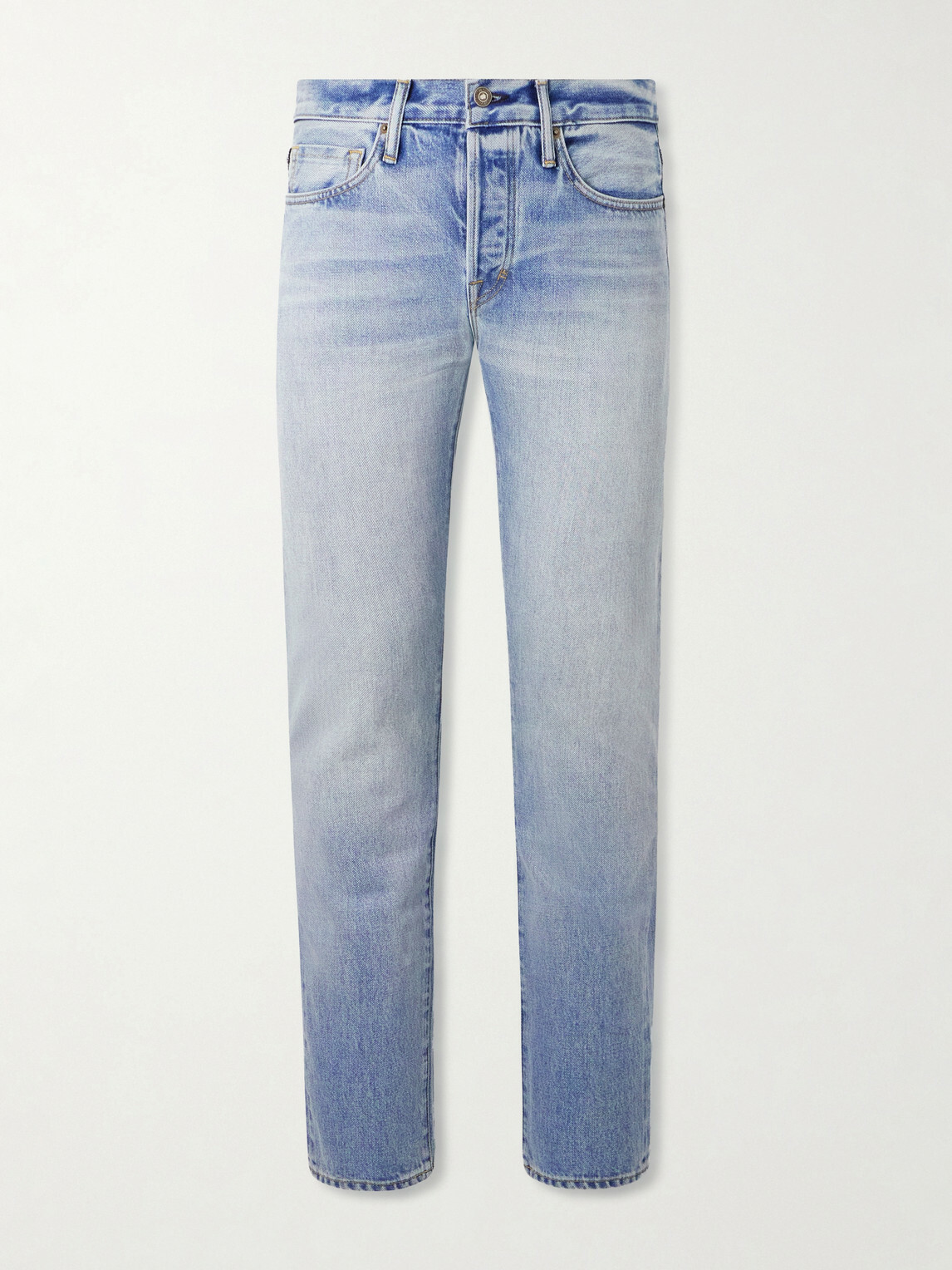 TOM FORD - Slim-Fit Selvedge Jeans - Blue
