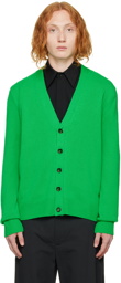 Bottega Veneta Green Button Cardigan