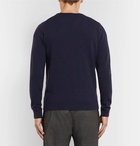 Mr P. - Slim-Fit Merino Wool Sweater - Blue