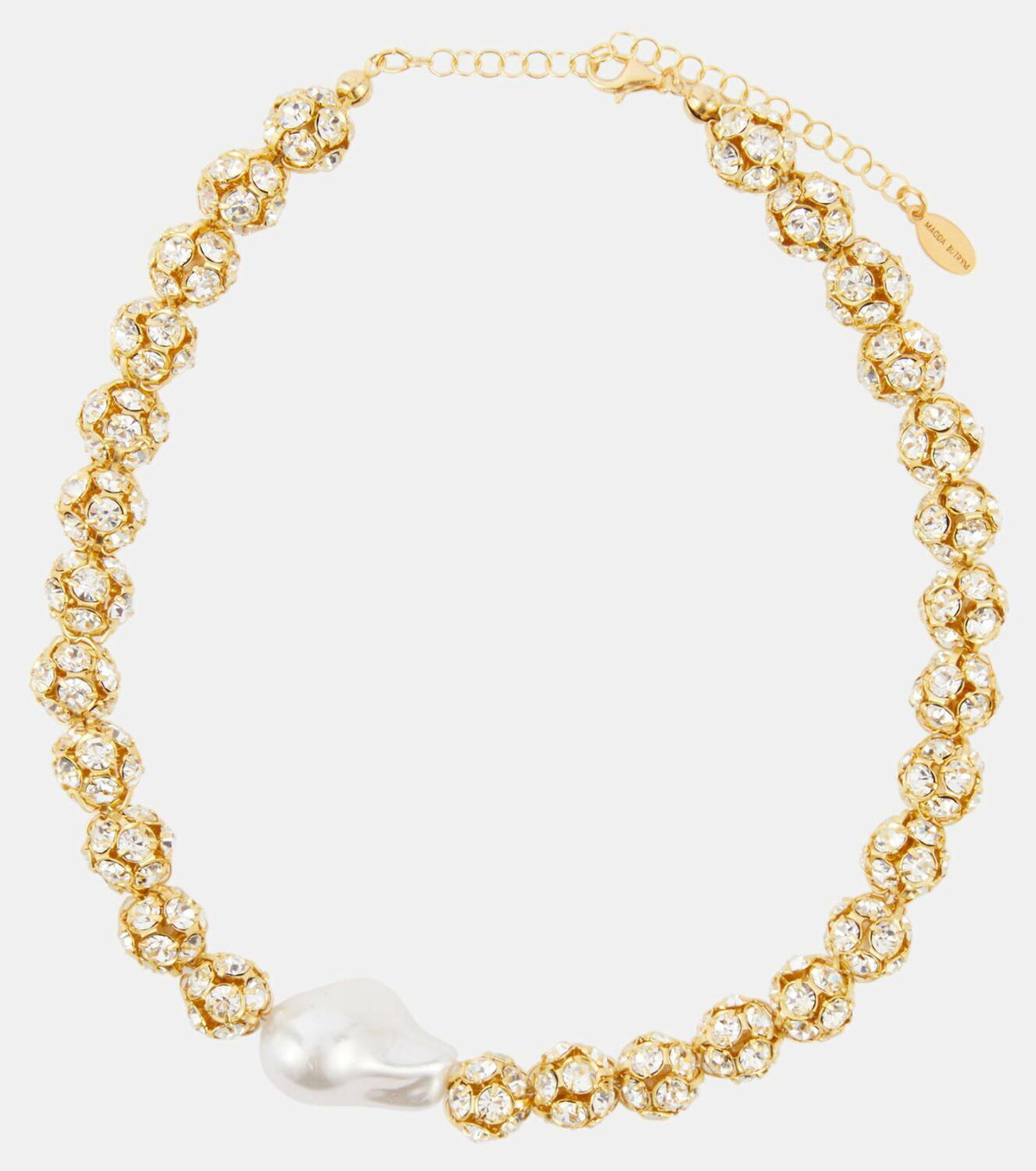 Magda Butrym Embellished gold-plated choker