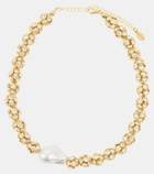 Magda Butrym Embellished gold-plated choker