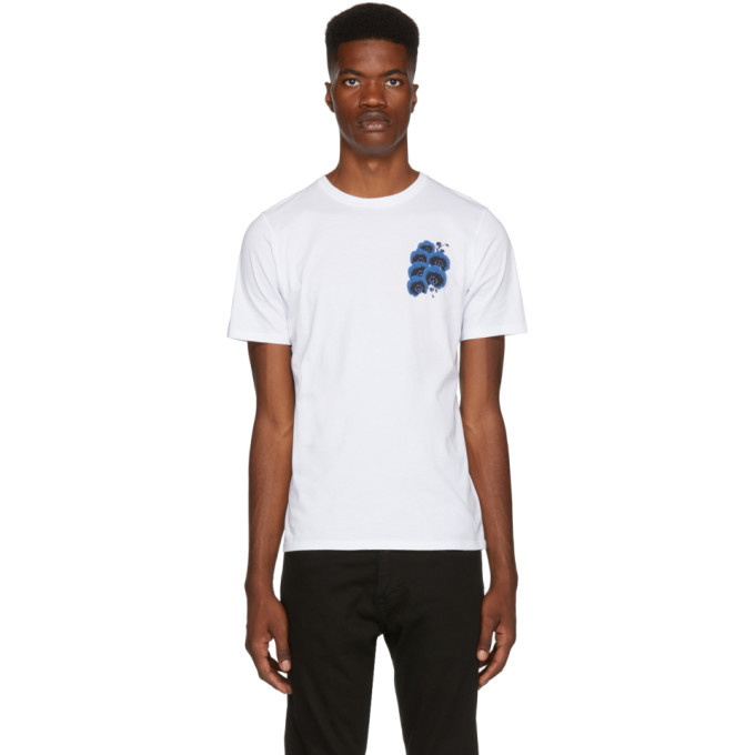 Photo: Saturdays NYC White Blue Orchid T-Shirt