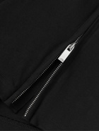 A.P.C. - Sacai Kiyo Zip-Detailed Logo-Print Cotton-Jersey T-Shirt - Black - M