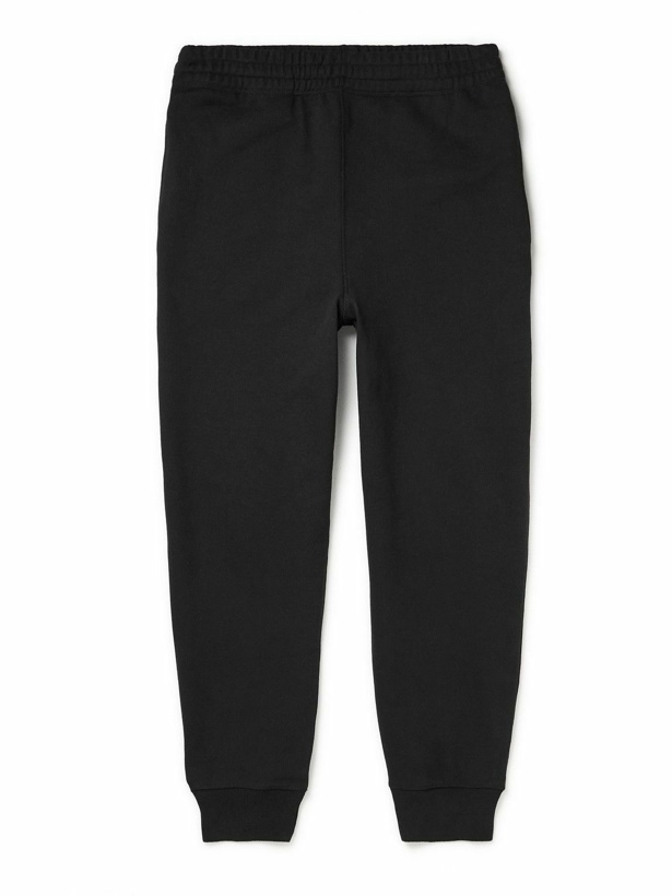 Photo: Margaret Howell - MHL Tapered Cotton-Jersey Sweatpants - Black