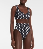 Alexandra Miro Ursula polka-dot bikini bottoms