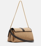 Ferragamo Ferragamo Mia Small raffia shoulder bag