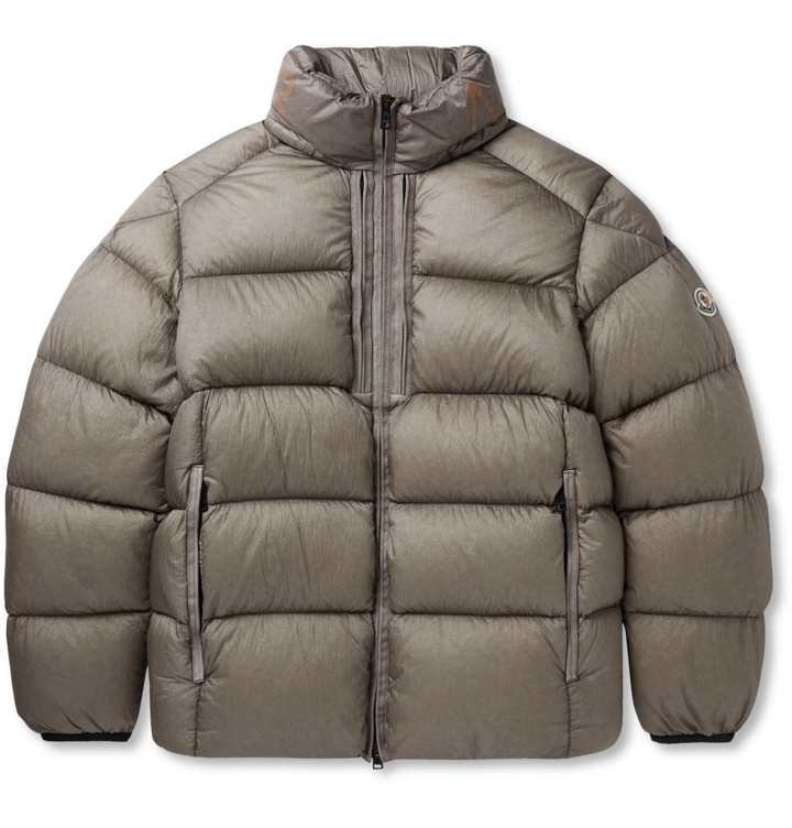 Photo: Moncler - Cevenne Garment-Dyed Quilted Shell Down Jacket - Gray