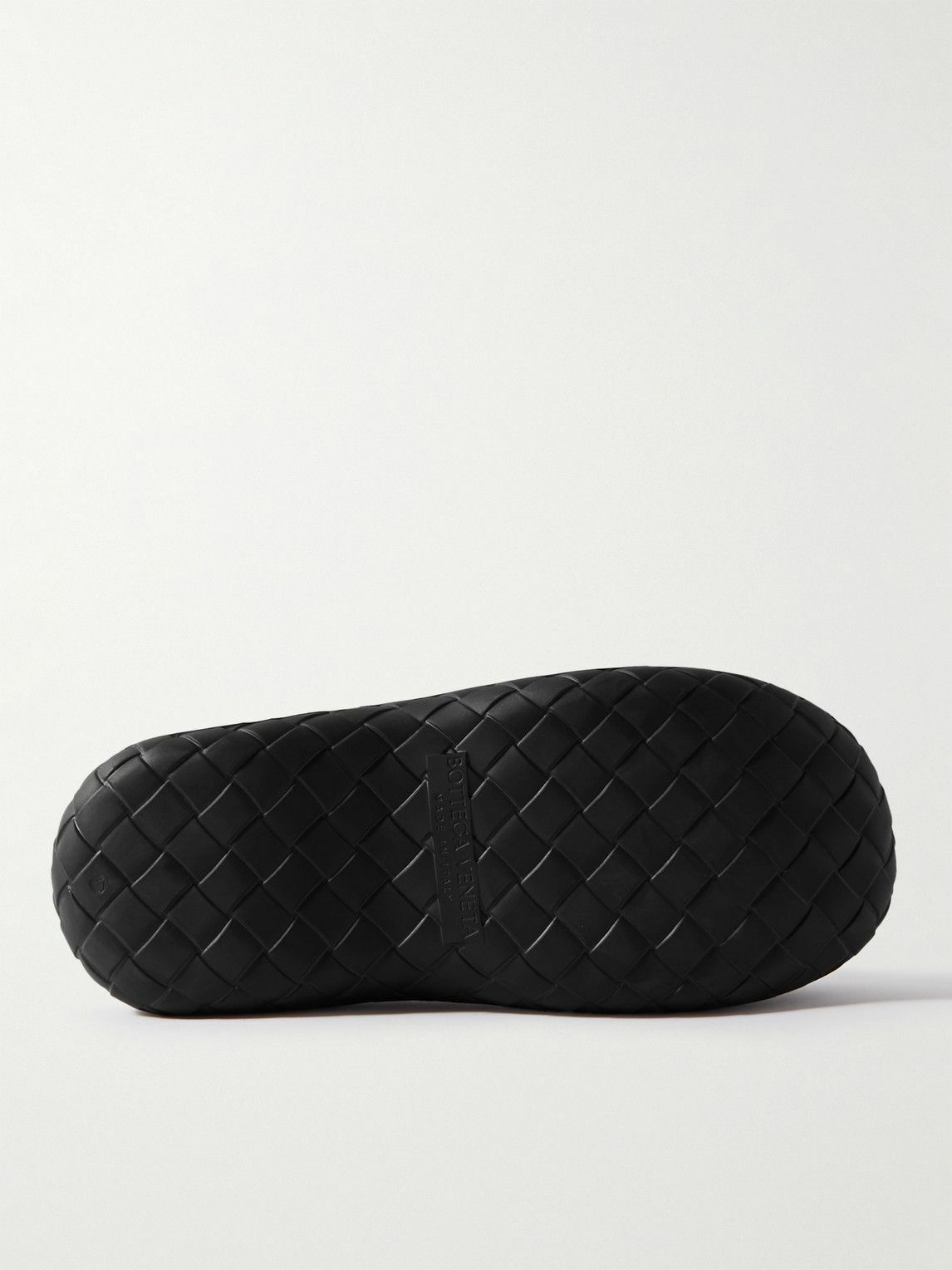 Bottega Veneta - Embossed Rubber Clogs - Black Bottega Veneta