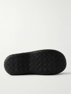 Bottega Veneta - Embossed Rubber Clogs - Black