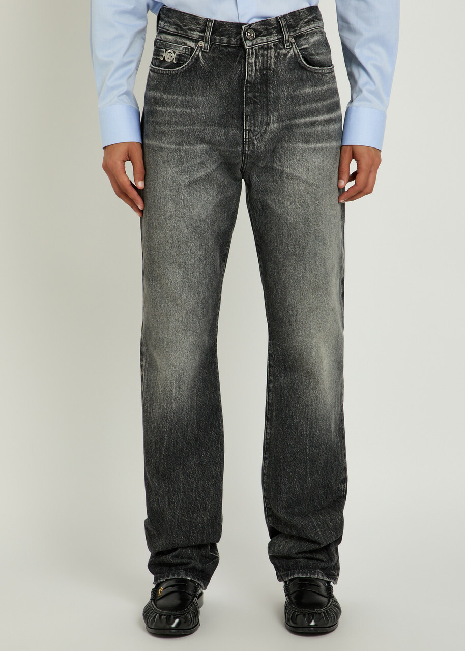 Versace Straight-leg Jeans Grey