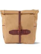 Bleu de Chauffe - Jamy Leather-Trimmed Canvas Backpack