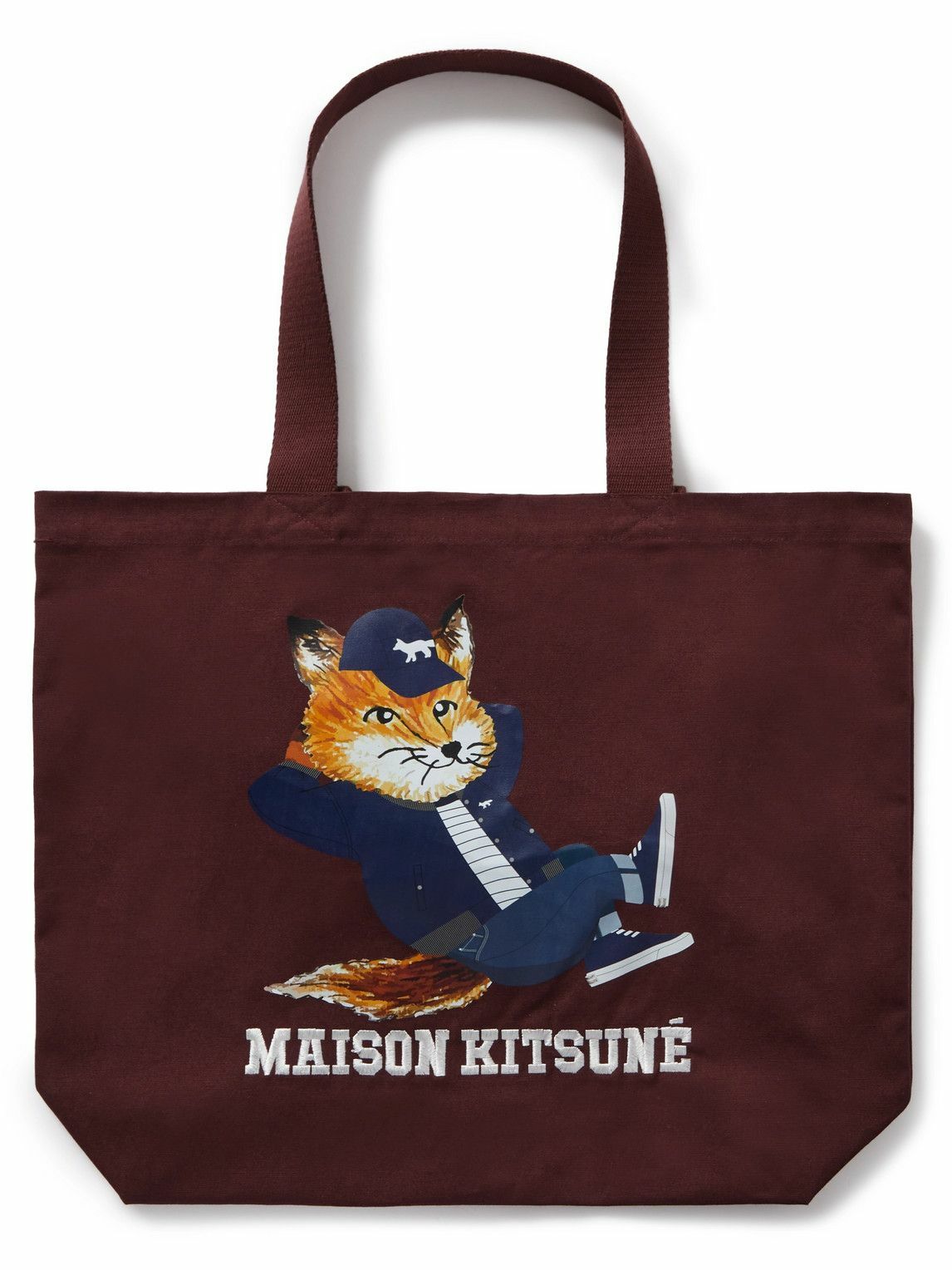 Maison Kitsuné Men's Tote Bag Blue