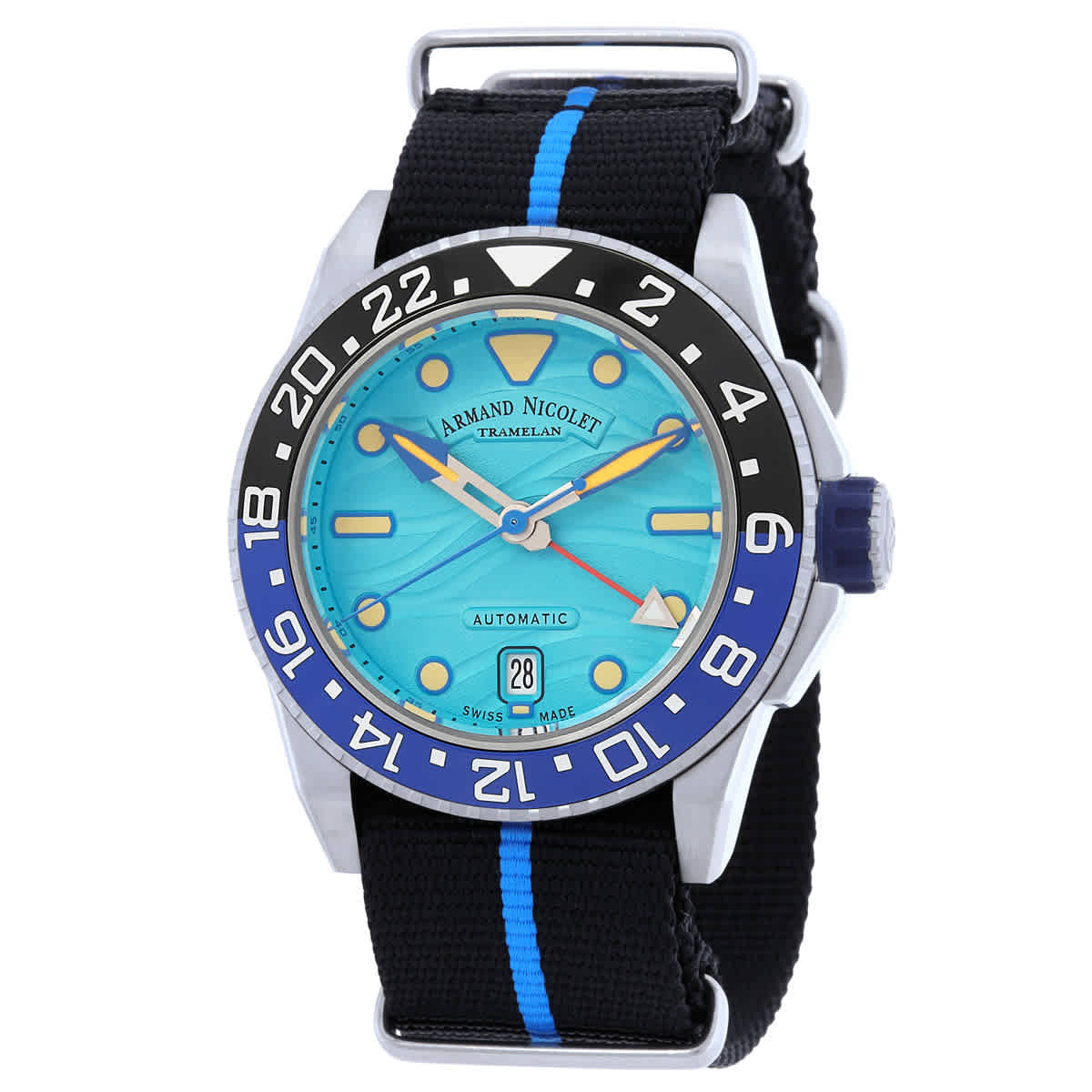 Armand Nicolet JSH Automatic Mens Watch A486RGU-TF-BN24480AANU